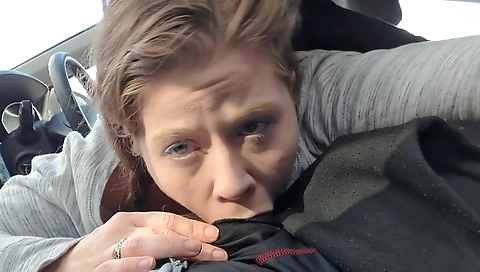 Brunette brunette rides her big black cock in public