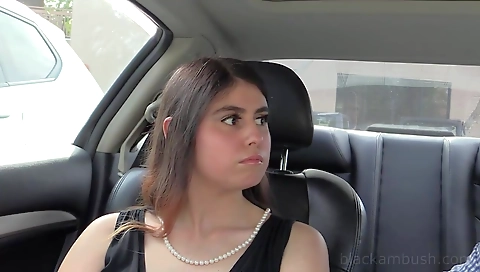 Blonde is getting her pussy fucked in a black guy video