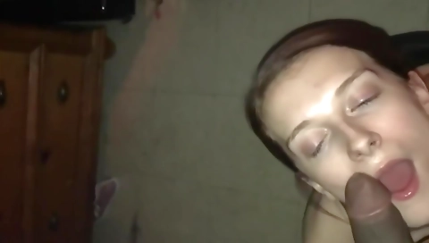 Interracial sex with a gorgeous brunette and a black dude