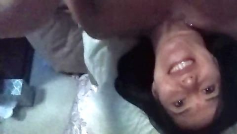 Horny chinese milf and her stepbrother sharing a creampie