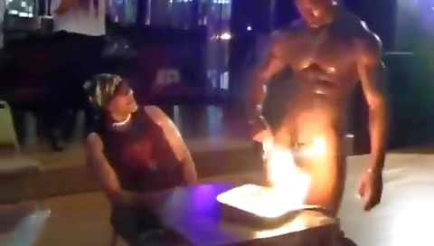 Big boobs ebony chick getting fucked by her male partner