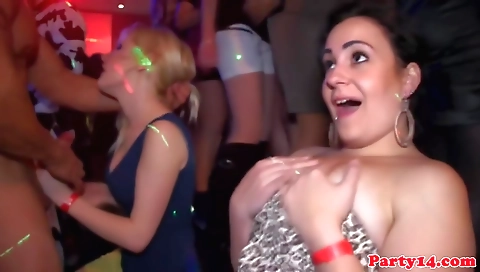 Big tits redhead brunette cums from deepthroat sex