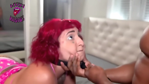 Red head with a tattoo and a big ass getting fucked