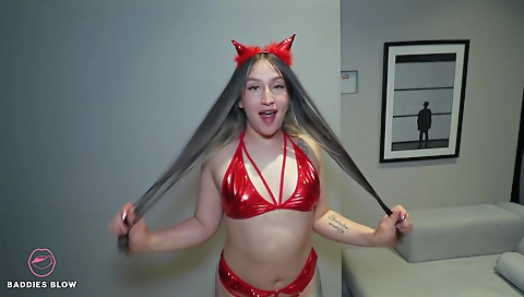 Busty brunette milf in lingerie is getting a hard cock