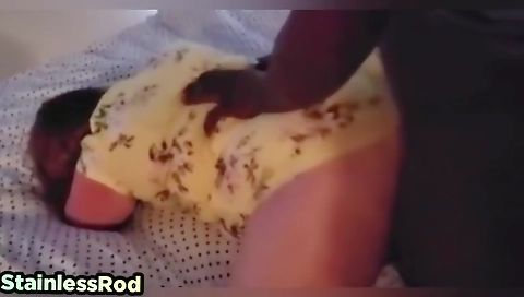 Big-titted big-tittied babe fucked in her pussy pov style