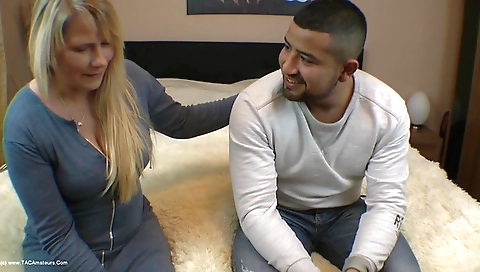 Horny milf with big ass gets fucked by her step son