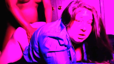 Big-assed brunette rides a big dick in her tight pussy