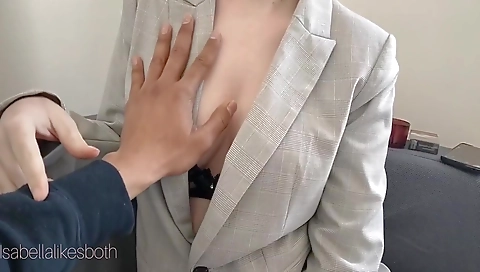 Amateur redheaded MILF rides a dick in the 18th century