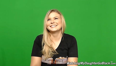 Horny amateur fucker casting for the hottest blonde girl