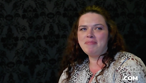 Brunette in a big cock in an interracial porn film