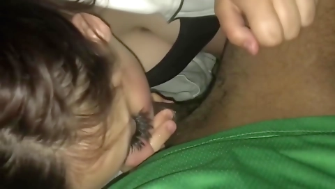 White dude fucks the black snow bunny in his hands