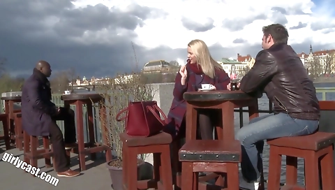 Young girl with nice ass wants to try out anal casting