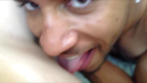 Slutty amateur interracial with hot tits in the bedroom